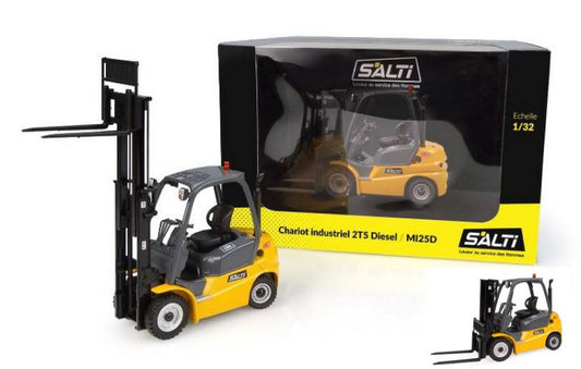 SCALE MODEL COMPATIBLE WITH MANITOU MI25D "SALTI" FORKLIFT 1:32 UNIVERSAL HOBBIES UH6437