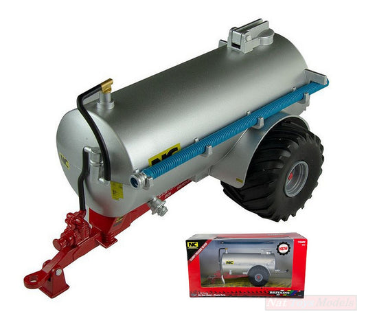 MODELLINO IN SCALA COMPATIBILE CON CARROBOTTE SLURRY TANKER FIELDSIDE SILVER 1:32 BRITAINS LC43238