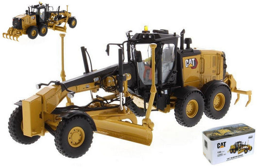 SCALE MODEL COMPATIBLE WITH CAT 150 MOTOR GRADER 1:50 DIECAST MASTER DM85667
