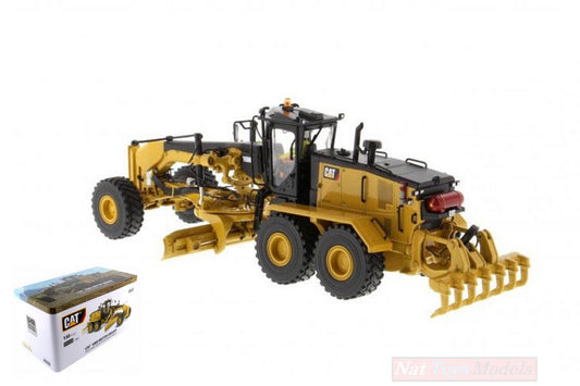 SCALE MODEL COMPATIBLE WITH CAT 16M3 MOTOR GRADER 1:50 DIECAST MASTER DM85507