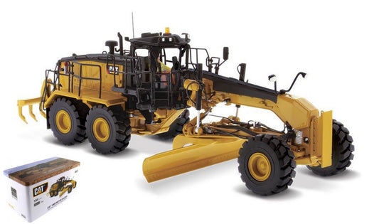 SCALE MODEL COMPATIBLE WITH CAT 18M3 MOTOR GRADER 1:50 DIECAST MASTER DM85521
