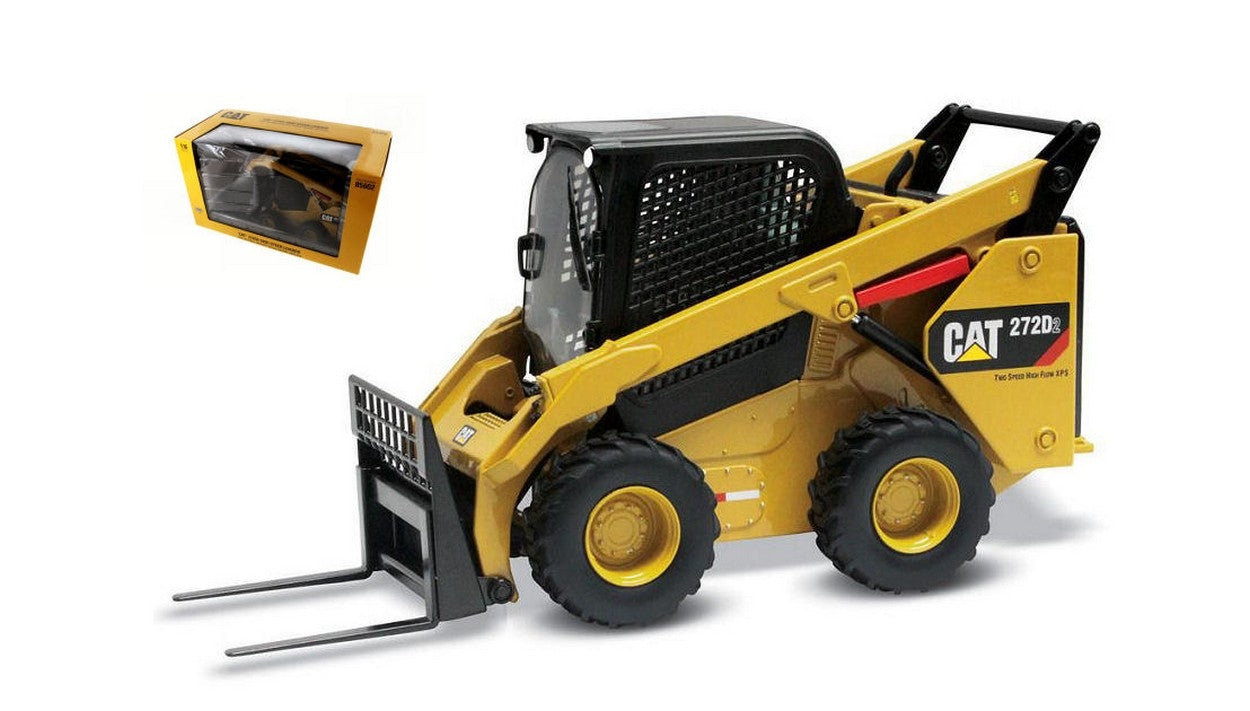 SCALE MODEL COMPATIBLE WITH CAT 272D2 SKID STEER LOADER 1:16 DIECAST MASTER DM85602