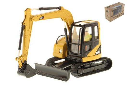 SCALE MODEL COMPATIBLE WITH CAT 308C MINI HYDRAULIC EXCAVATOR 1:50 DIECAST MASTER DM85129