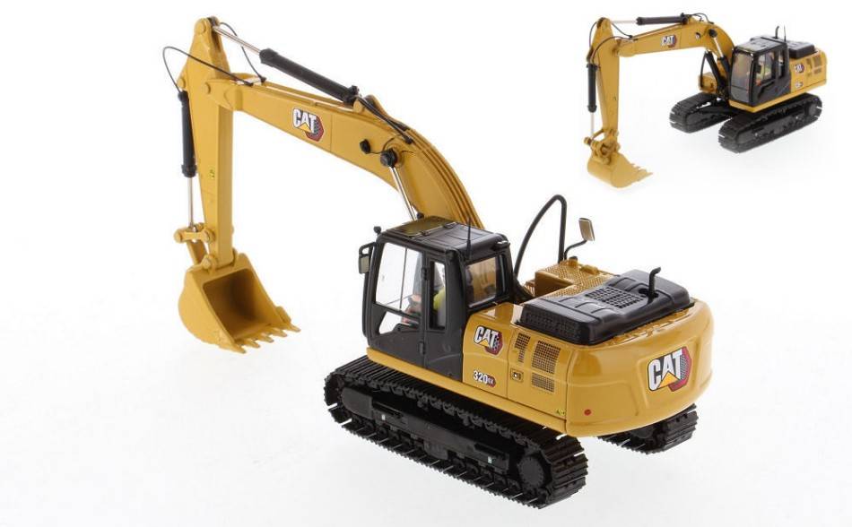 SCALE MODEL COMPATIBLE WITH CAT 320 GX HYDRAULIC EXCAVATOR 1:50 DIECAST MASTER DM85674