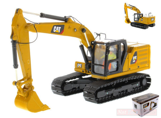 SCALE MODEL COMPATIBLE WITH CAT 320 HYDRAULIC EXCAVATOR NEXT GENERAT.1:50 DIECAST MASTER DM85569