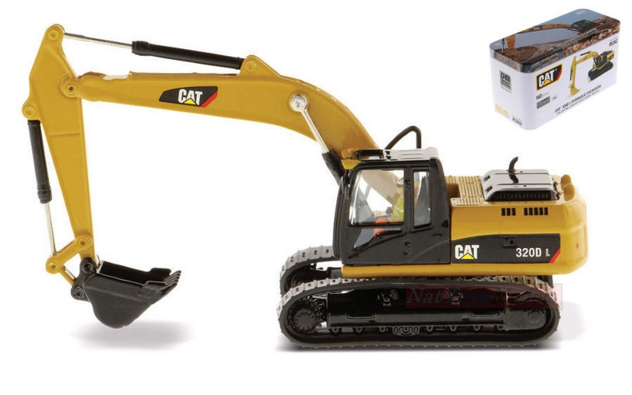 SCALE MODEL COMPATIBLE WITH CAT 320D L HYDRAULIC EXCAVATOR 1:87 DIECAST MASTER DM85262
