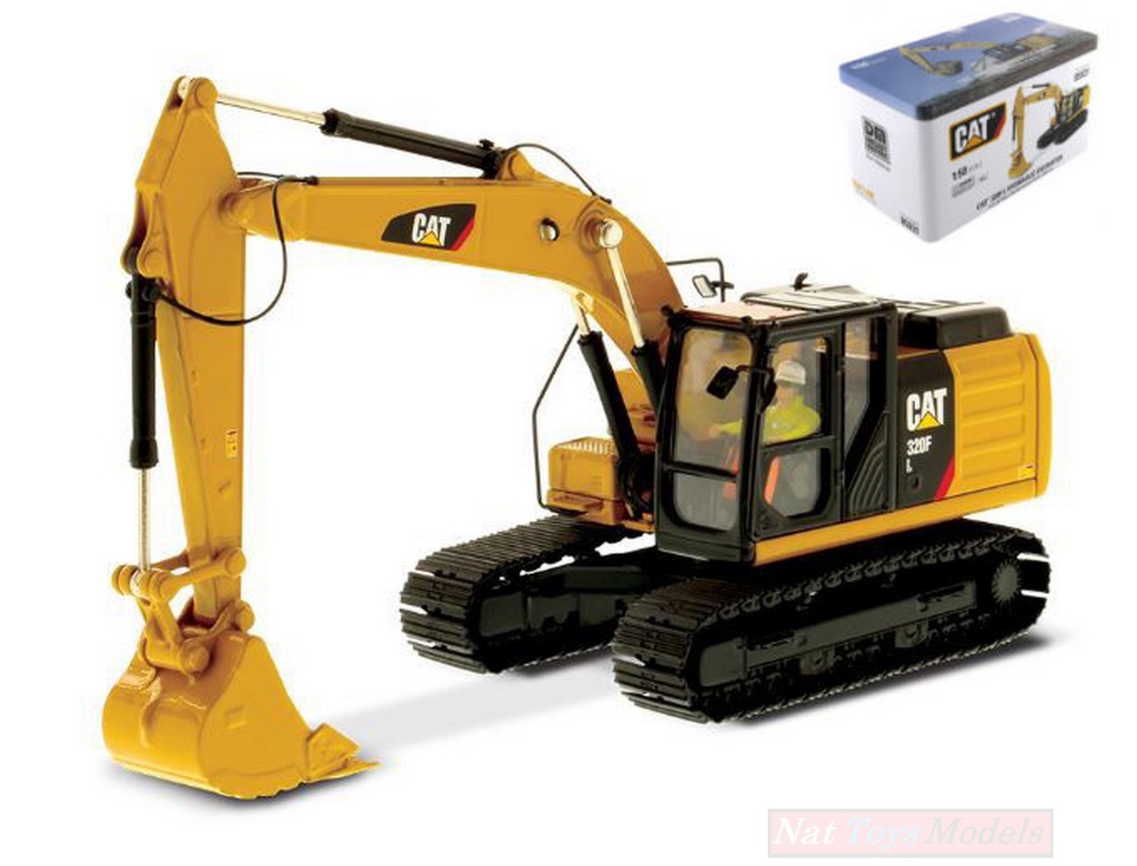 SCALE MODEL COMPATIBLE WITH CAT 320F L HYDRAULIC EXCAVATOR 1:50 DIECAST MASTER DM85931