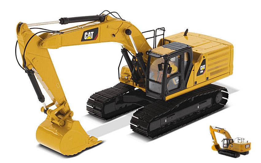 SCALE MODEL COMPATIBLE WITH CAT 336 HYDRAULIC EXCAVATOR 1:50 DIECAST MASTER DM85586