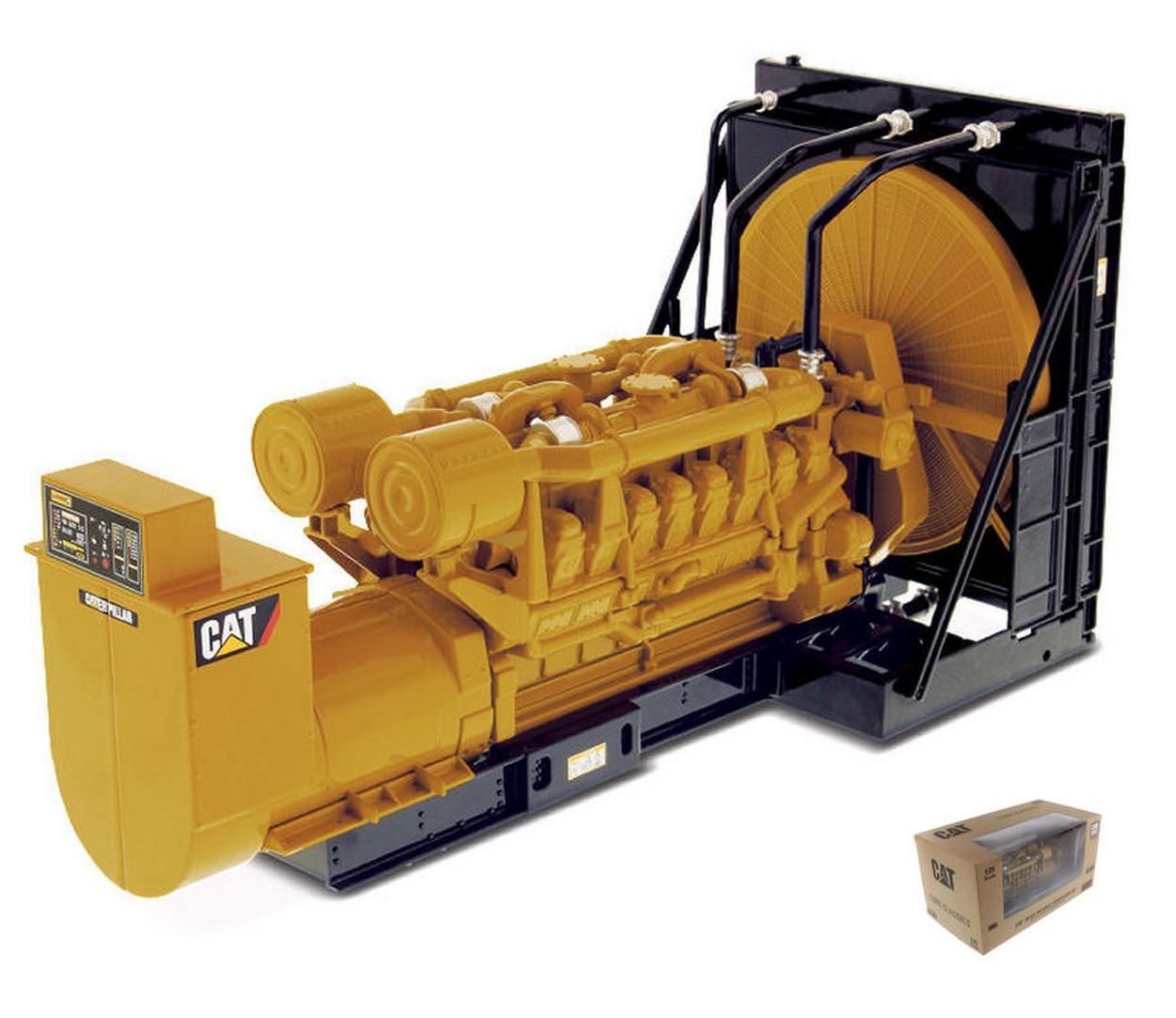 SCALE MODEL COMPATIBLE WITH CAT 3516B ENGINE GENERATOR 1:25 DIECAST MASTER DM85100