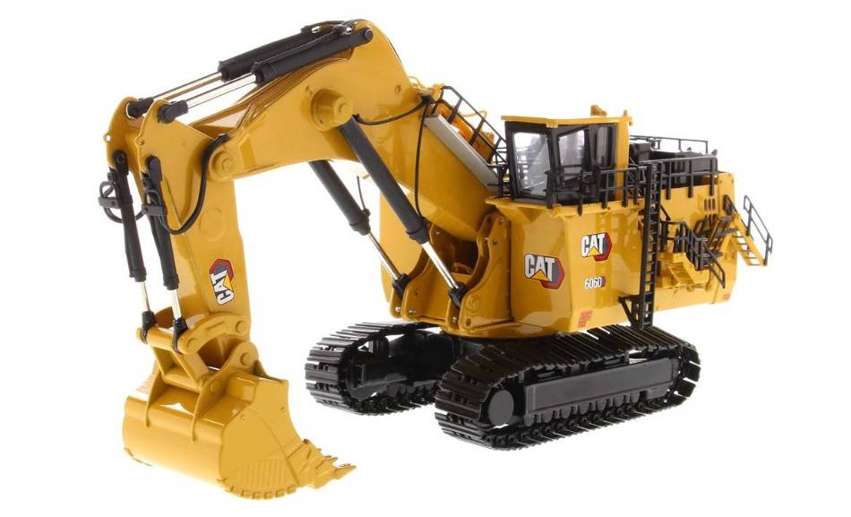 SCALE MODEL COMPATIBLE WITH CAT 6060 MINING EXCAVATOR 1:87 DIECAST MASTER DM85651