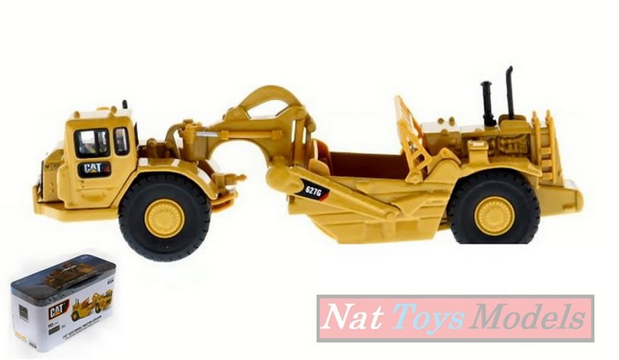 SCALE MODEL COMPATIBLE WITH CAT 627G WHEEL TRACTOR SCRAPER 1:87 DIECAST MASTER DM85134