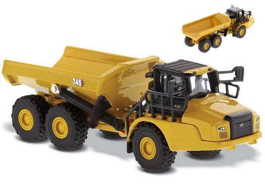 SCALE MODEL COMPATIBLE WITH CAT 745 ARTICULATED TRUCK 1:125 DIECAST MASTER DM85548