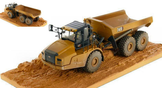SCALE MODEL COMPATIBLE WITH CAT 745 ARTICULATED TRUCK 1:50 DIECAST MASTER DM85704