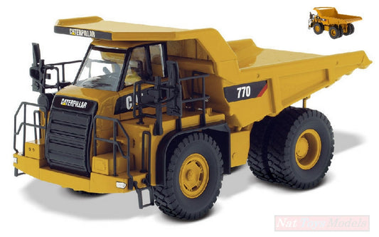 SCALE MODEL COMPATIBLE WITH CAT 770 OFF HIGHWAY TRUCK 1:50 DIECAST MASTER DM85551C