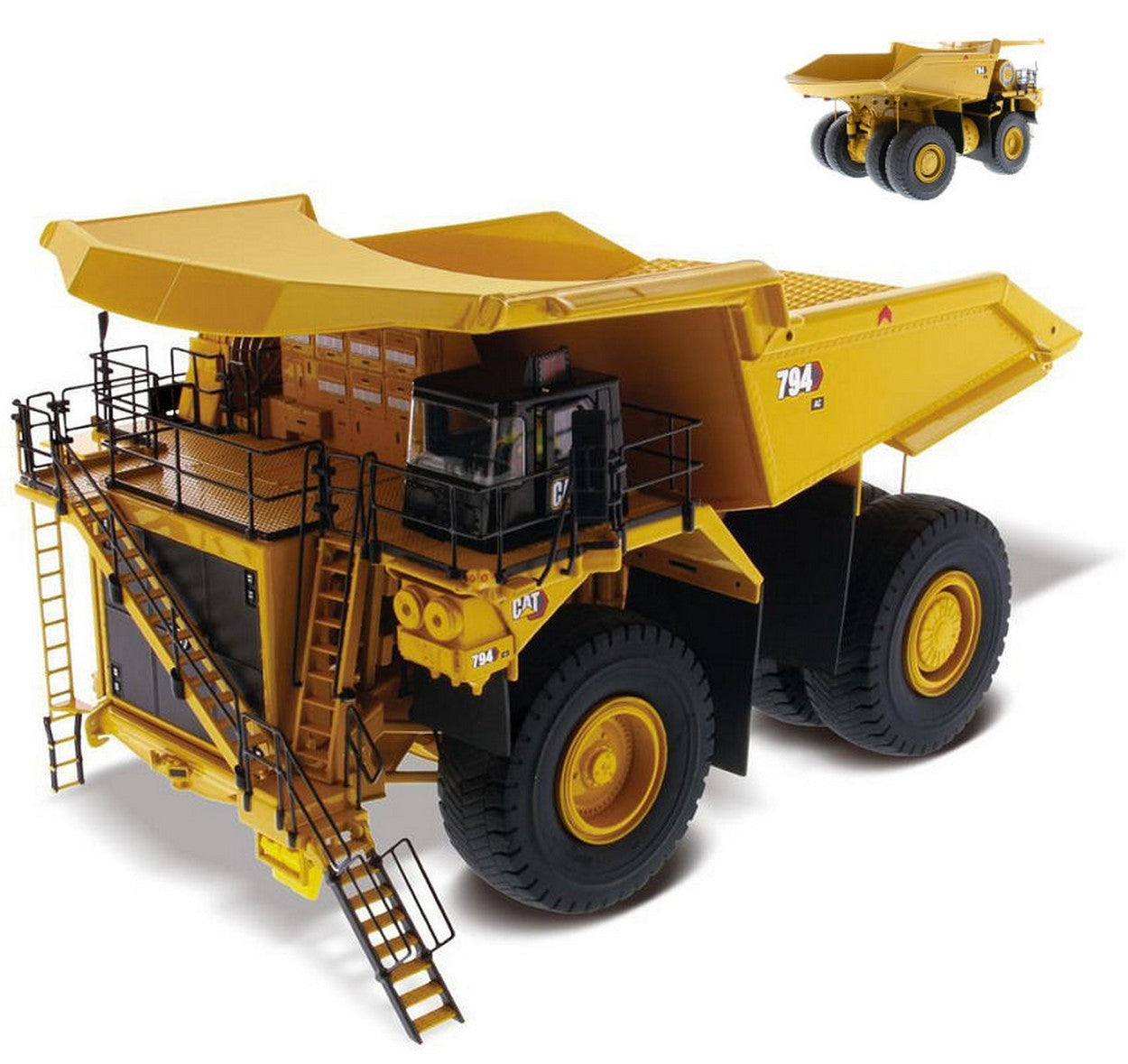 SCALE MODEL COMPATIBLE WITH CAT 794 AC MINING TRUCK 1:50 DIECAST MASTER DM85670
