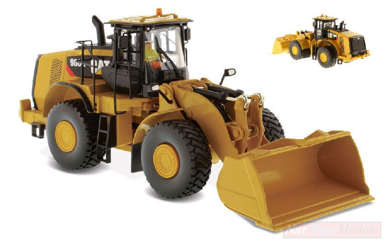 SCALE MODEL COMPATIBLE WITH CAT 980K WHEEL LOADER MATERIAL HANDLING CONFIGURATION 1:50 DIECAST MASTER DM85289C