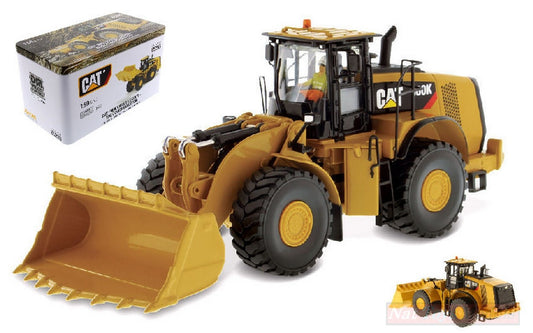 SCALE MODEL COMPATIBLE WITH CAT 980K WHEEL LOADER W/ROCKCON 1:50 DIECAST MASTER DM85296
