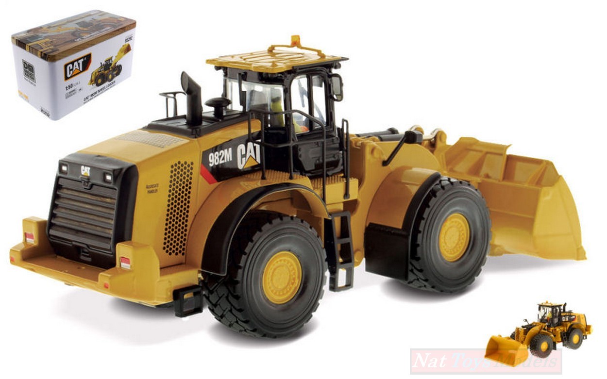 DIE CAST SCALE MODEL CAT 982M WHEEL LOADER 1:50 DIECAST MASTER DM85292 ...