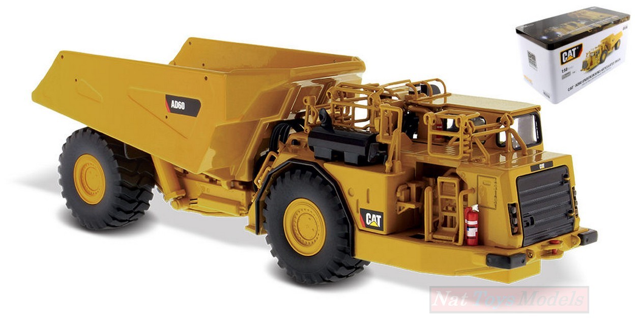 SCALE MODEL COMPATIBLE WITH CAT AD60 ARTICULATED UNDERGROUND 1:50 DIECAST MASTER DM85516