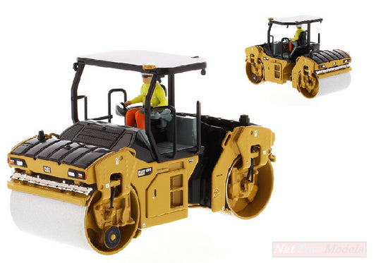 SCALE MODEL COMPATIBLE WITH CAT CB-2.7 UTILITY COMPACTOR 1:50 DIECAST MASTER DM85593