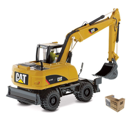 SCALE MODEL COMPATIBLE WITH CAT M316D WHEELED EXCAVATOR 1:50 DIECAST MASTER DM85171