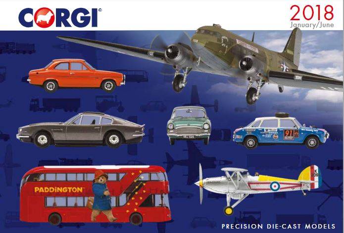 LIVRE DE MODÈLES CATALOGUE CORGI 2018 (JAN-JUIN) CORGI CO200828