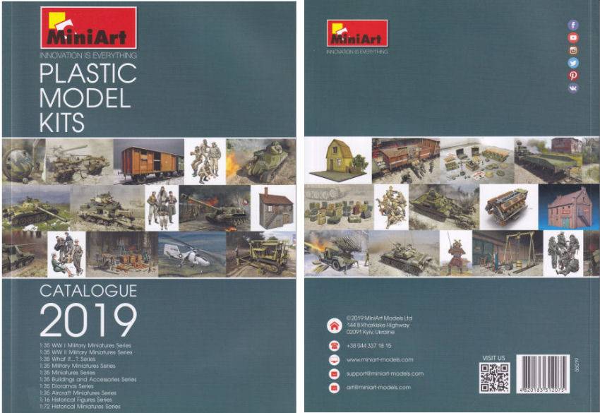 MODEL BOOK MINIART CATALOG 2019 PAGE 71 MINIART MINCAT2019