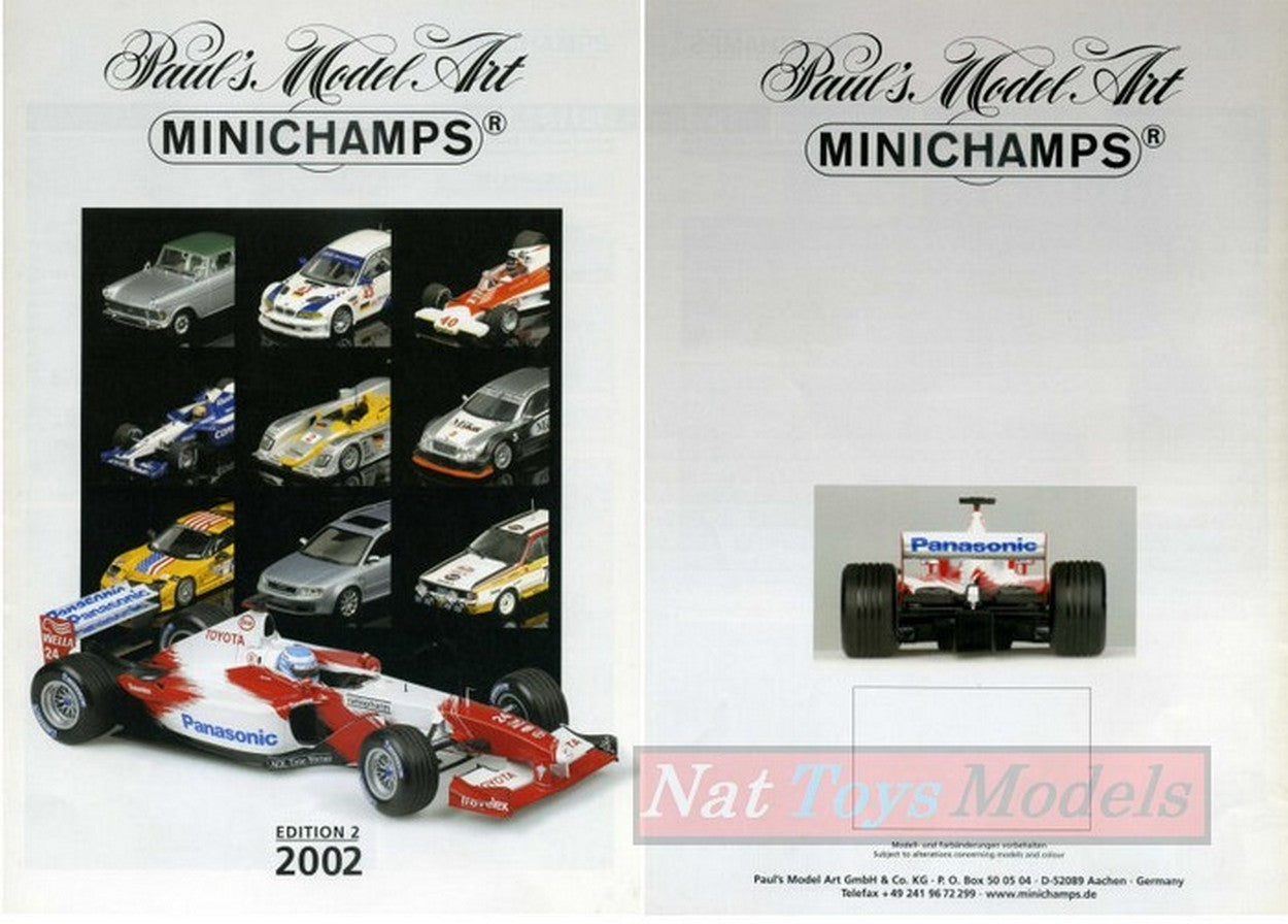 LIBRO MODELLINI CATALOGO MINICHAMPS 2002 EDITION 2 PAG.31 MINICHAMPS PMCAT2002-2
