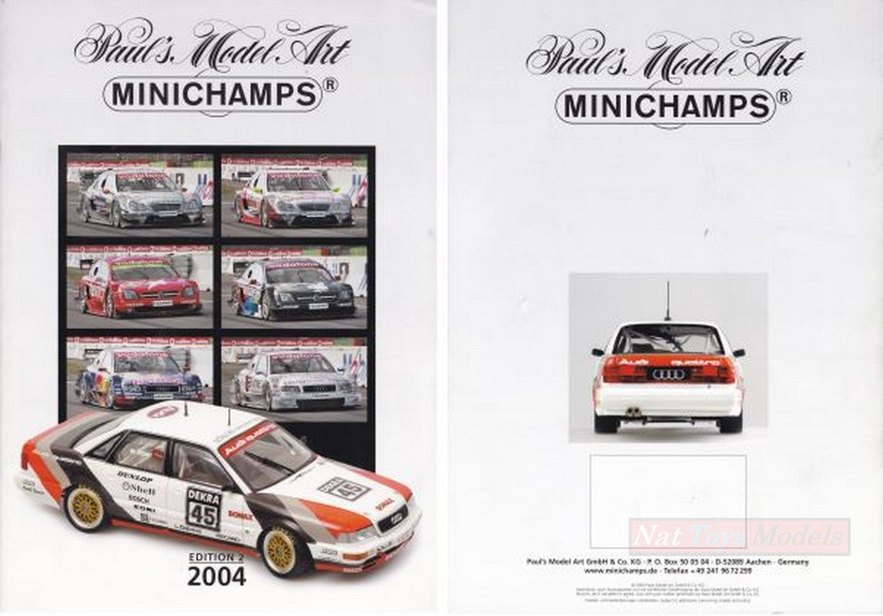 LIBRO MODELLINI CATALOGO MINICHAMPS 2004 EDITION 2 PAG. 27 MINICHAMPS PMCAT2004-2