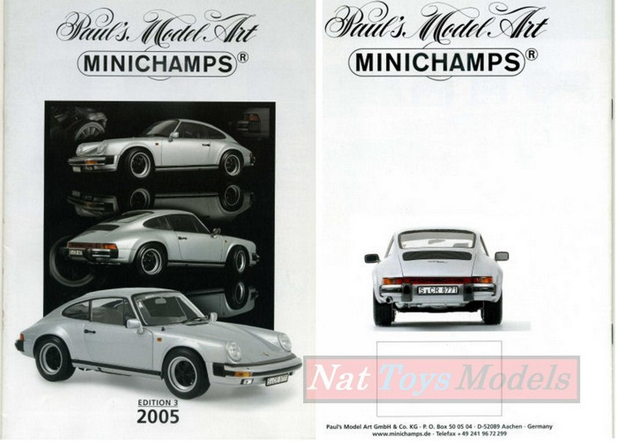 MODEL BOOK MINICHAMPS CATALOG 2005 EDITION 3 PAGE 23 MINICHAMPS PMCAT2005-3