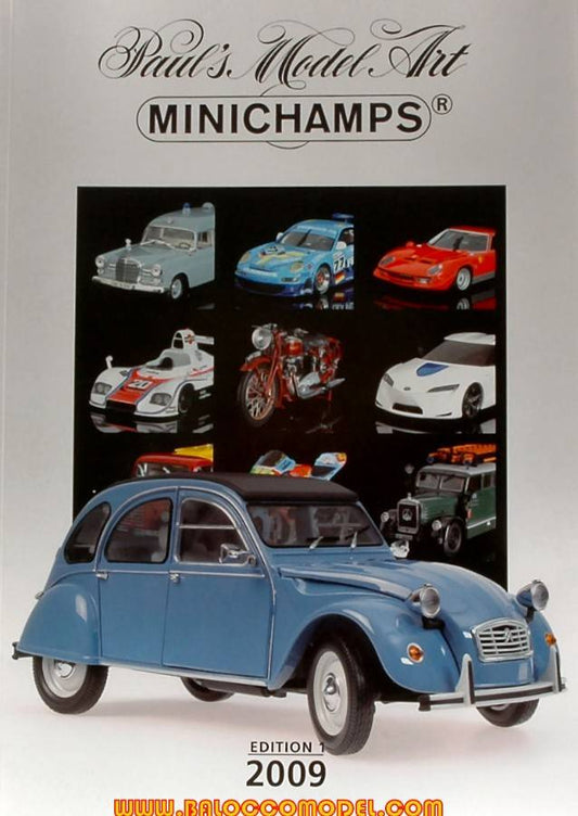 LIVRE MODÈLES CATALOGUE MINICHAMPS 2009 ÉDITION 1 PAGE 227 MINICHAMPS PMCAT2009-1