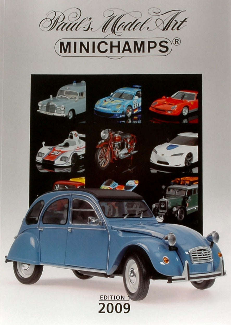 CATALOGUE DE CONSTRUCTION DE MODÈLES MINICHAMPS 2009 MINICHAMPS PMCAT2009