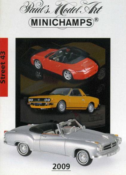 LIVRE MODÈLES CATALOGUE MINICHAMPS 2009 RUE 43 FORMAT A 6 PAGE 67 MINICHAMPS PMCAT2009-43