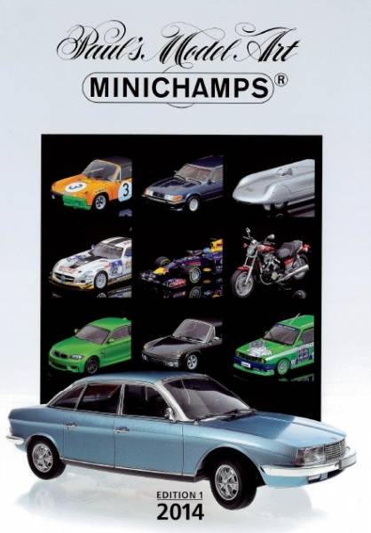 MODEL BOOK MINICHAMPS CATALOG 2014 EDITION 1 PAGE 155 MINICHAMPS PMCAT2014-1