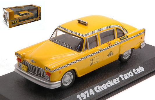 MODELLINO IN SCALA COMPATIBILE CON CHECKER TAXI SUNSHINE CAB COMPANY N.804 "TAXI 1978-83 TV SERIES" 1:43 GREENLIGHT GREEN86601