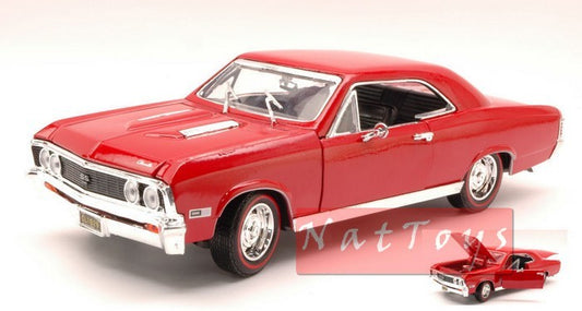 SCALE MODEL COMPATIBLE WITH CHEVELLE SS 396 RED 1:18 MOTORMAX MTM73104R