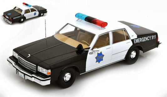 SCALE MODEL COMPATIBLE WITH CHEVROLET CAPRICE SFPDSAN FRANCISCO POLICE 1:18 MODELCARGROUP MCG18389