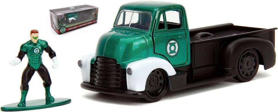 SCALE MODEL COMPATIBLE WITH CHEVROLET COE 1952 "GREEN LANTERN" GREEN/BLACK 1:32 JADA TOYS JADA253253015