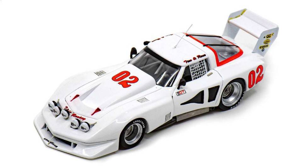 SCALE MODEL COMPATIBLE WITH CHEVROLET CORVETTE C3 N.02 12 H SEBRING 1980 ALMEIDA-RODRIGUEZ-RIANO SPARK MODEL US178