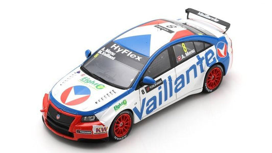 SCALE MODEL COMPATIBLE WITH CHEVROLET CRUZE N.8 VAINQUEUR RACE 2 WTCC PORTIMAO 2012 ALAIN MENU 1:43 SPARK MODEL MV01