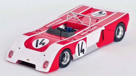 SCALE MODEL COMPATIBLE WITH CHEVRON B21 1st 6H NOVA LISBOA 1972 SANTOS/HEAVENS 1:43 TROFEU TFDSN40