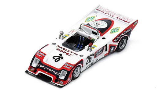 SCALE MODEL COMPATIBLE WITH CHEVRON B36 N.26 6th LM 1977 M.PIGNARD-A.DUFRENE-J.HENRY 1:43 SPARK MODEL S9410