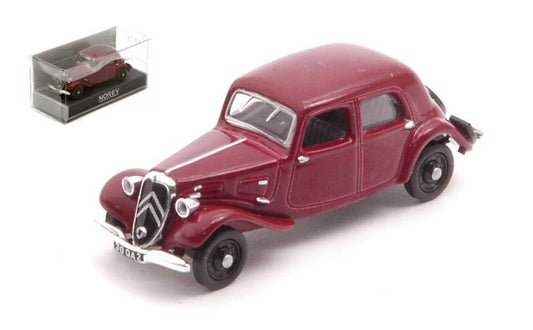 SCALE MODEL COMPATIBLE WITH CITROEN 11 TO 1938 EXCELSIOR RED 1:87 NOREV NV153008