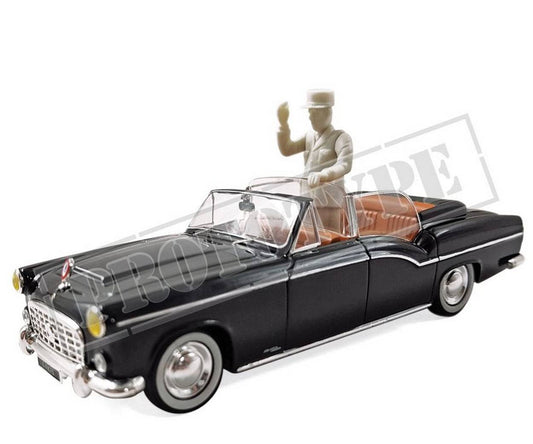 SCALE MODEL COMPATIBLE WITH CITROEN 15 CV CHAPRON PRESIDENTIELLE 1968 W/FIGURE 1:43 NOREV NV153134
