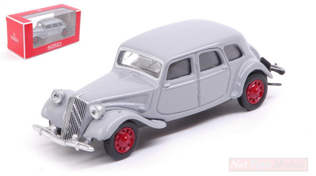 MODELE REDUIT COMPATIBLE AVEC CITROEN 15-SIX 1939 GRIS 1:64 NOREV NV310809