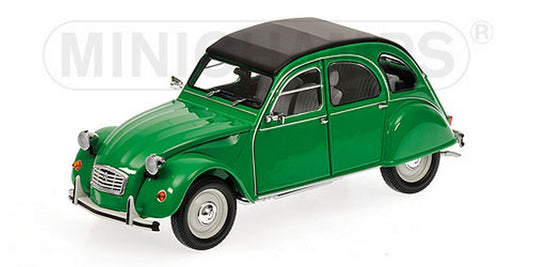 SCALE MODEL COMPATIBLE WITH CITROEN 2 CV 1976 GREEN 1:18 MINICHAMPS PM150111502