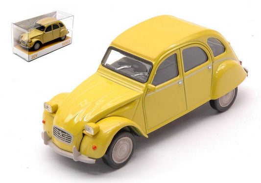 SCALE MODEL COMPATIBLE WITH CITROEN 2 CV 6 CLUB 1979 MIMOSA YELLOW 1:43 NOREV NV150512