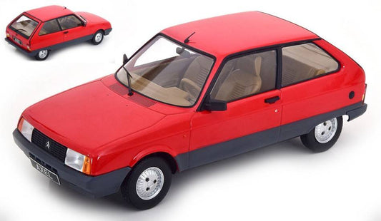 SCALE MODEL COMPATIBLE WITH CITROEN AXEL 1990 RED 1:18 TRIPLE 9 T9-1800336