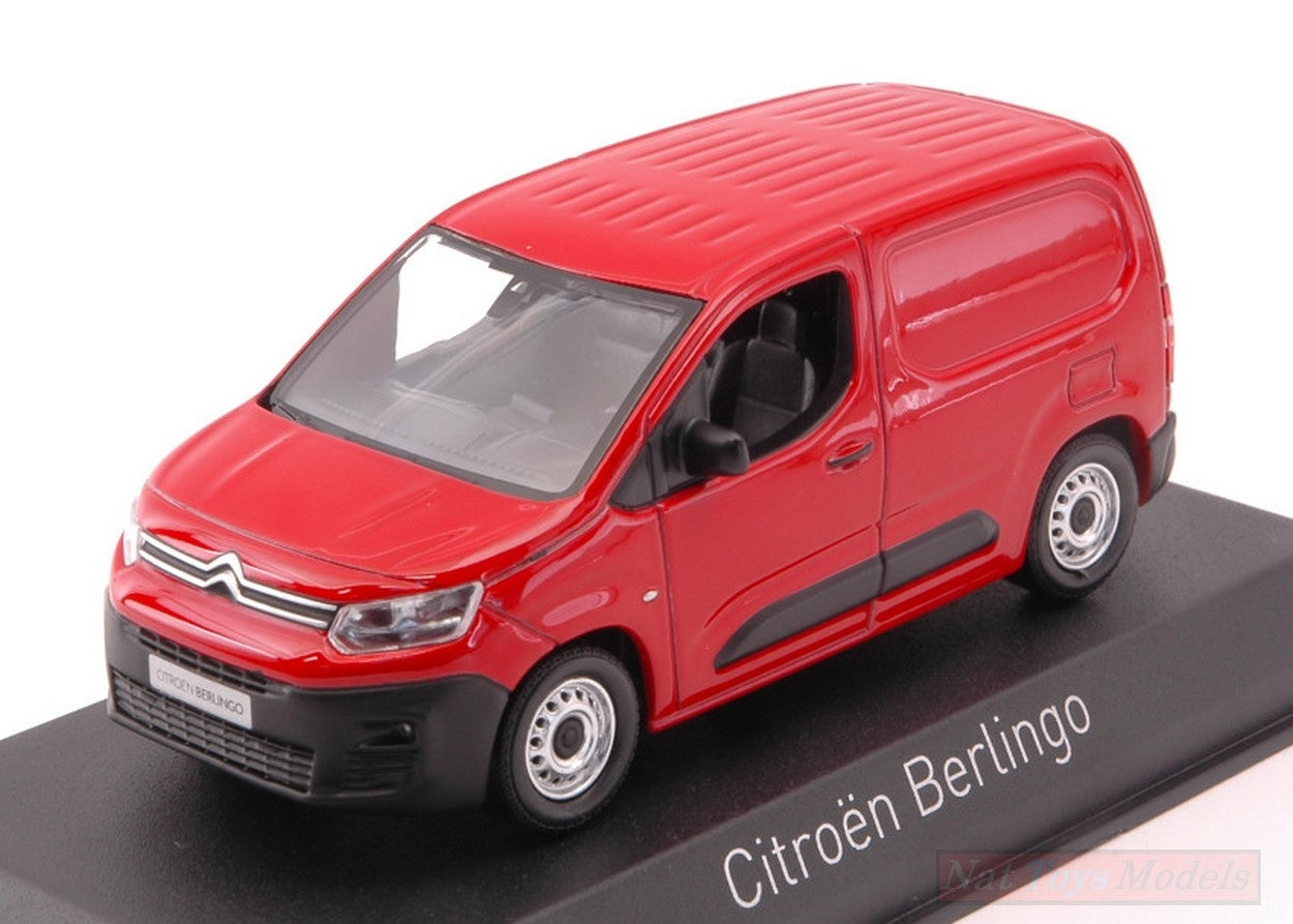 SCALE MODEL COMPATIBLE WITH CITROEN BERLINGO VAN 2018 RED 1:43 NOREV NV155771