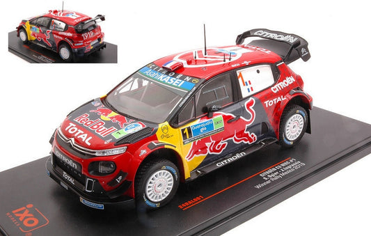 MODELLINO IN SCALA COMPATIBILE CON CITROEN C 3 WRC N.1 WRC RALLY MEXICO 2019 OGIER-INGRASSIA 1:24 IXO MODEL 24RAL001